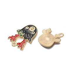 Noël alliage thème pendentifs émail&nbsp;FIND-M039-01E