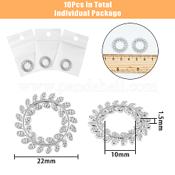 10 шт. соединительные кольца из нержавеющей стали 304&nbsp;STAS-DC0011-51