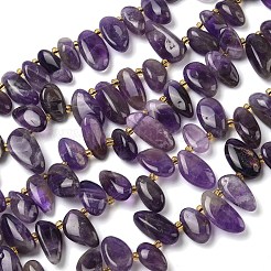 Природный аметист нитей бисера&nbsp;G-P604-A16-01