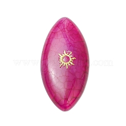 3 шт. 3 стиля окрашенных натуральных бразильских агатов кабошонов&nbsp;PALLOY-JF04017-04