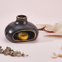 Brûleur à support en porcelaine Palo Santo&nbsp;AJEW-WH20018-74A