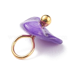 Подвески из натуральных окрашенных ракушек&nbsp;PALLOY-JF01338-01