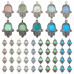 50 шт. подвески из синтетического светящегося камня двух цветов&nbsp;PALLOY-PH0001-97