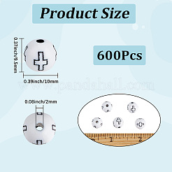 600 Stück undurchsichtige Acrylperlen&nbsp;SACR-PA0001-36
