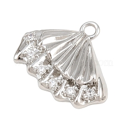 Messing micro pave klare zirkonia anhänger&nbsp;CU-CBA0565-05P