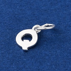 925 breloque lettre en argent sterling&nbsp;LS-STER-C012-01S-Q