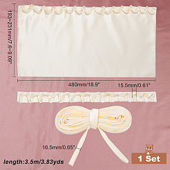 Замена молнии в женском свадебном платье&nbsp;DIY-WH0304-364A