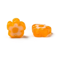 Millefiori a mano fili di perline di vetro&nbsp;LAMP-J035-6mm-08