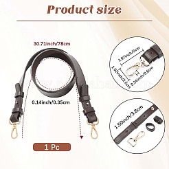 1 шт. ручки для сумки из искусственной кожи&nbsp;DIY-CL0001-01B