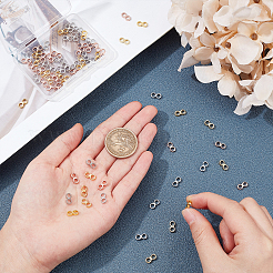 72 шт. 3-х стилевых латунных многорядных звеньев&nbsp;ZIRC-FH0001-04