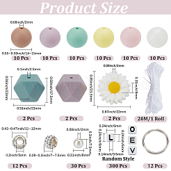 Kit fai da te per realizzare portachiavi con gioielli&nbsp;DIY-BM0002-02