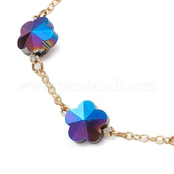 Catene in ottone perline bracciali per donna&nbsp;BJEW-JB11470-03
