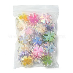 24 шт. 8-х цветные акриловые бусины с УФ-покрытием&nbsp;SACR-FS0001-47