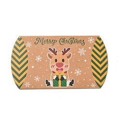 Boîtes d'oreiller de bonbons en carton sur le thème de noël&nbsp;CON-G017-02B