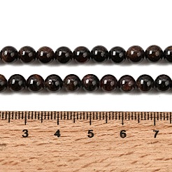 Natürlicher Granat Edelstein-Korn-Stränge&nbsp;G-R263-6mm