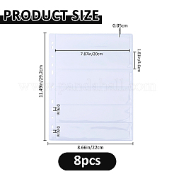 PVC-Probenbeutel mit einem Fach&nbsp;LS-AJEW-WH0871-06C