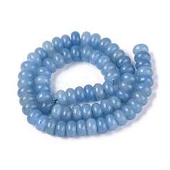 Chapelets de perles de jade blanche naturelle&nbsp;G-Q613-01F-10