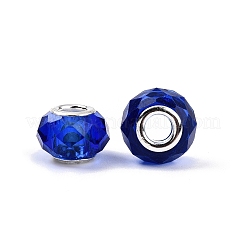 Perle di vetro trasparente europei&nbsp;GPDL-N004-D14mm-B14