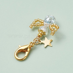 Стеклянные бусины ангела&nbsp;HJEW-MZ00108