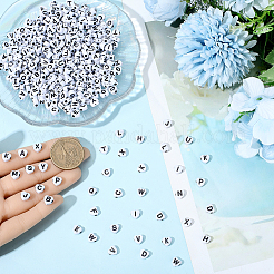 1000 шт. Непрозрачные акриловые бусины&nbsp;SACR-SP0001-46