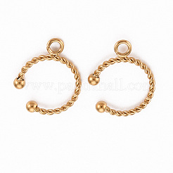 Placcatura ionica (ip) 304 acciaio inossidabile risultati polsino auricolare&nbsp;STAS-T060-01G