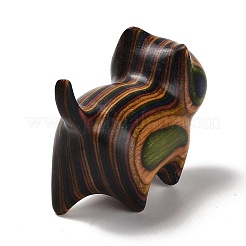 Holzfiguren in Katzenform&nbsp;DJEW-D011-02