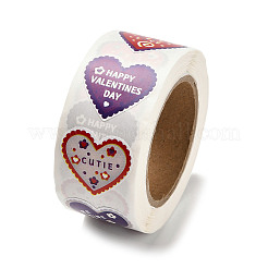 Тематика дня святого валентина бумажные наклейки с изображением сердца&nbsp;STIC-Q015-02A