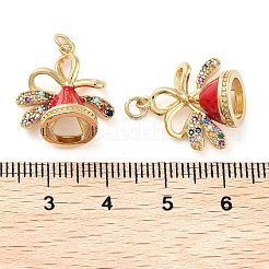Pendenti in ottone placcato a tema natalizio&nbsp;KK-M280-11D-G