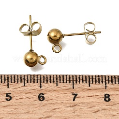Ohrstecker-BeZubehör aus Edelstahl 304&nbsp;STAS-L315-066A-G