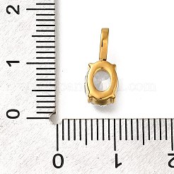 Pendentifs en strass en acier inoxydable 304 avec placage ionique (IP)&nbsp;LS-STAS-A104-11G-01