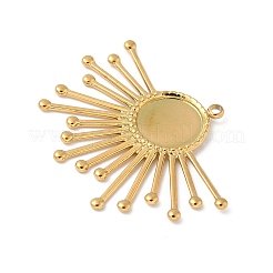 Оправы для подвесок из нержавеющей стали 304 в виде кабошонов&nbsp;STAS-L293-04G