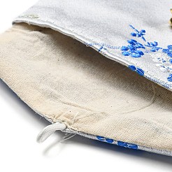 Мешочки для хранения ювелирных изделий из цветочной ткани в китайском стиле&nbsp;AJEW-D065-01B-06