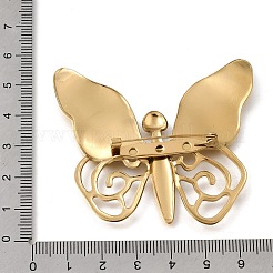 Anstecknadeln aus Edelstahl 304&nbsp;JEWB-F048-03G