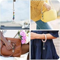 7 шт. подвеска из натурального и синтетического драгоценного камня&nbsp;HJEW-CJ00057