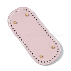 Ovale pu-leder strickhäkeln taschen nagel boden shaper pad&nbsp;DIY-WH0349-26LG-03