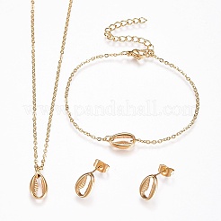 Ensembles de bijoux en acier inoxydable 304&nbsp;SJEW-F204-18