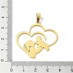 Pendentifs en acier inoxydable 304&nbsp;STAS-C097-12G