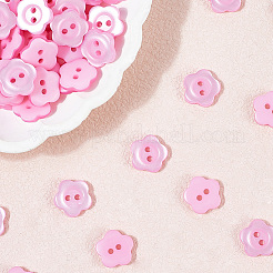 200 шт. пуговицы из смолы с 2 отверстиями&nbsp;RESI-SP0001-52A