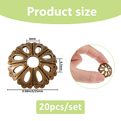 20 шт латунные крышки шарика&nbsp;FIND-FH0012-06AB