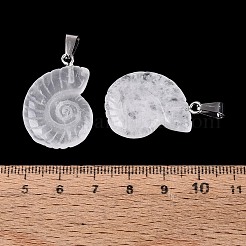 Quarzo naturale pendenti in cristallo&nbsp;G-Q601-45I