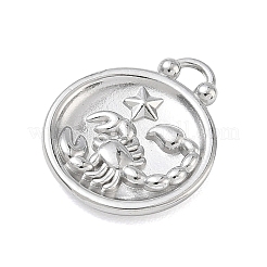 12 pendentif constellations en acier inoxydable 304&nbsp;STAS-F354-01P-08
