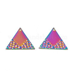Placcatura ionica (ip) ciondoli in acciaio inossidabile 304&nbsp;STAS-B031-18R