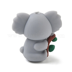 Perles en silicone à thème animal&nbsp;SIL-E013-03O