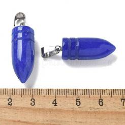 Gefärbte natürliche weiße Jade-Spitzanhänger&nbsp;G-B127-18P-06