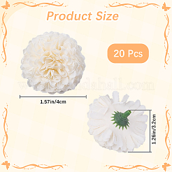 20 шт. украшения из цветов хризантемы&nbsp;AJEW-CN0003-07A