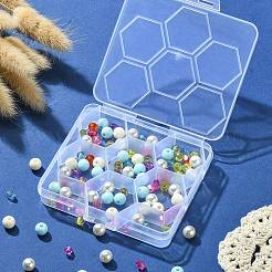 Прозрачные пластиковые бусины&nbsp;CON-YW0001-55