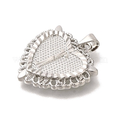 Pendentifs de placage en laiton&nbsp;KK-I722-09P-I