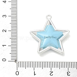 Pendentifs en alliage peint par pulvérisation&nbsp;AL-CBA5B8E-14P-02