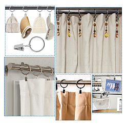 40 шт. круглое кольцо железный крючок вешалка для штор&nbsp;FIND-SP0003-46A-P
