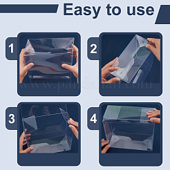 Rechteckige Aufbewahrungsgeschenkboxen aus PVC-Kunststoff&nbsp;CON-WH0112-042